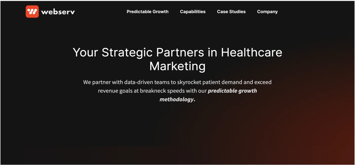 Webserv healthcare marketing agency