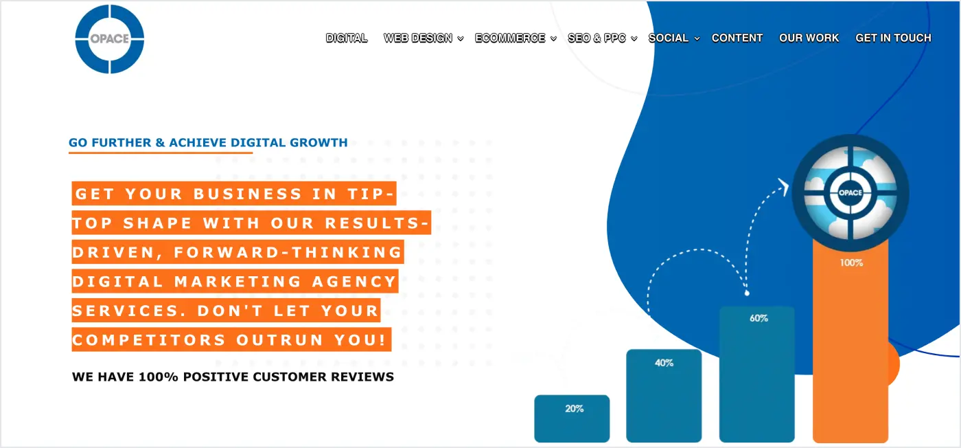 Opace Web Design digital agencies UK