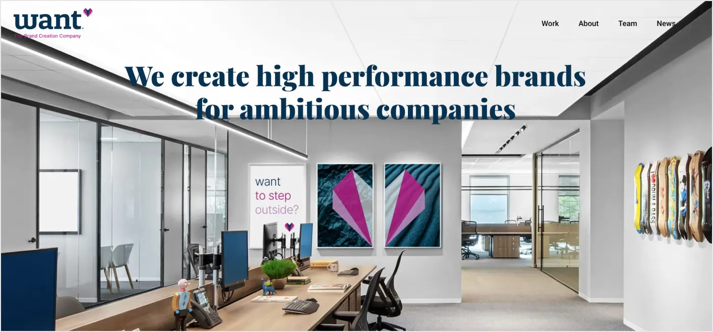 WANT healthcare branding