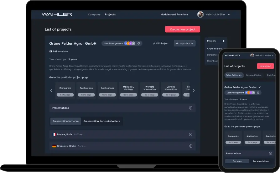 Wahler Adaptive HR platform